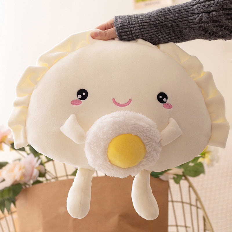 35CM Dumpling Dolls Plush Toy Keychain Stuffed Spring Festival Food Dolls For Kids Chinese New Year Gift