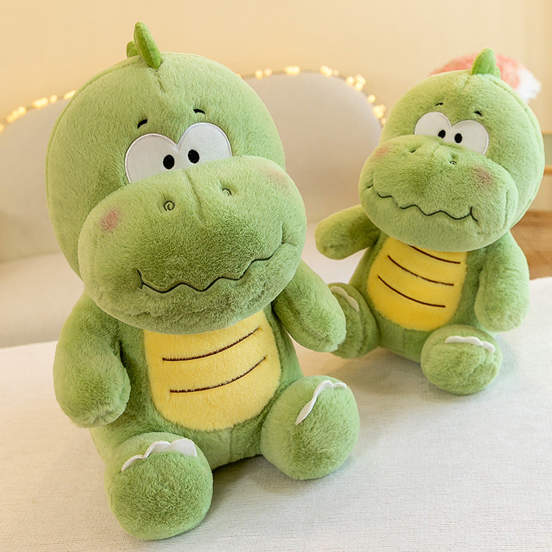 50CM Green Fat Dinosaur Soft Stuffed Animal Dolls Plush Toys Mascot Birthday Xmas Gifts For Kids Home Decor