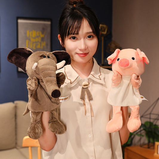 33CM Cute Elephant Raccoon Crocodile Pig Dolls Stuffed Animals Plush Toy For Kids Birthday Xmas Gifts Home Decor
