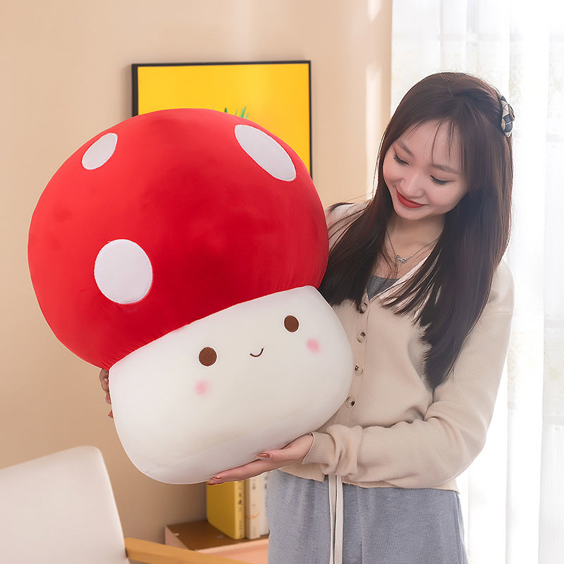 60CM Cute Mushroom Plush Kawaii Stuffed Plants Doll Plush Toy Soft Pillow Birthday Gift For Kids Baby Mascot Halloween Xmas Gifts