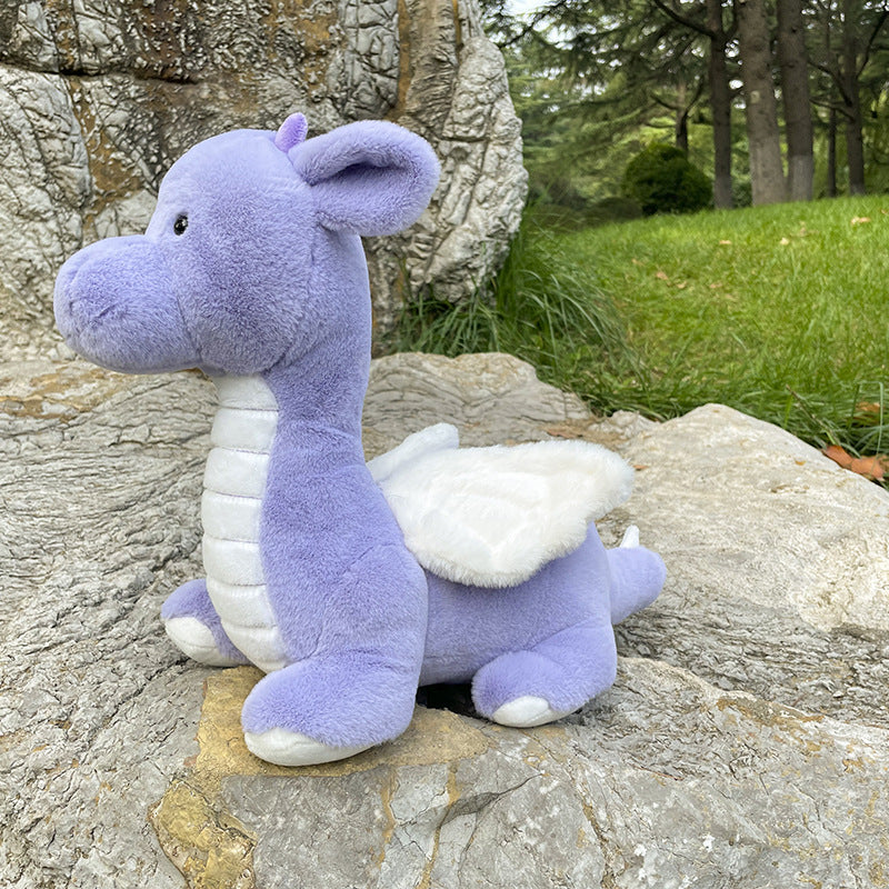 40CM 2024 Mascot Dragon Dinosaur Soft Stuffed Animal Dolls Plush Toys Mascot Birthday Xmas New Year Gifts