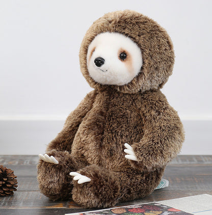 35CM Sloth Dolls Soft Cuddly Wild Animals Plush Toy Birthday Gift For Kids Baby Mascot Halloween Xmas Gifts