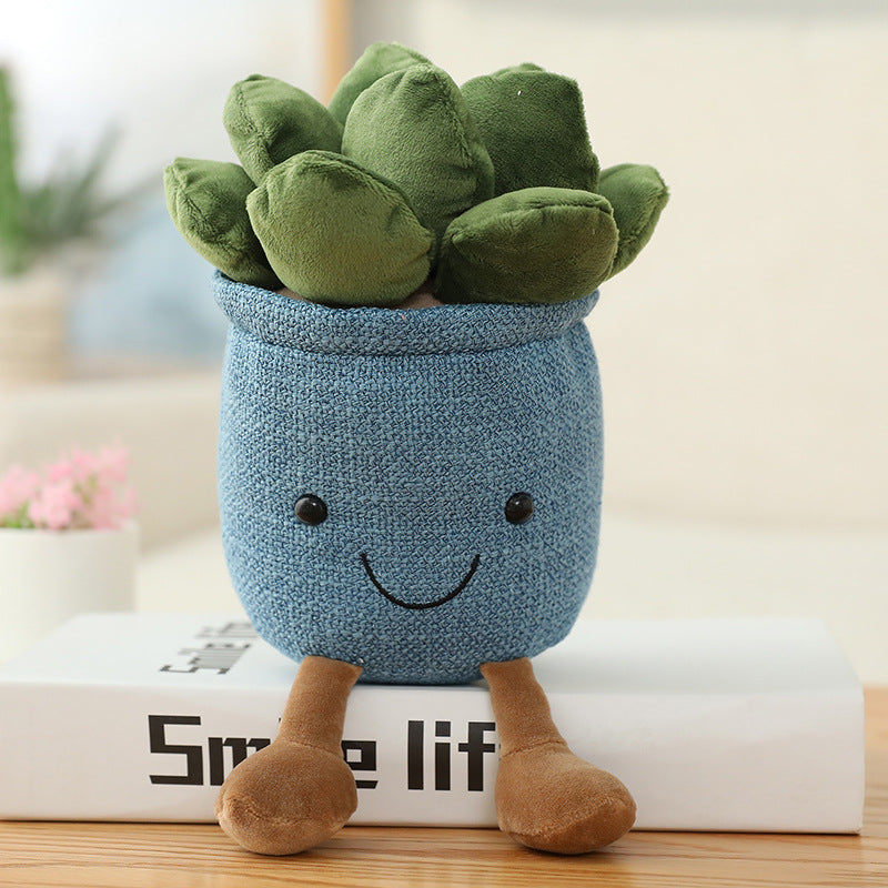 25CM Succulent Cactus Soft Flower Plants Dolls Toy Birthday Gift For Kids Baby Mascot Christmas Gifts Home Decor