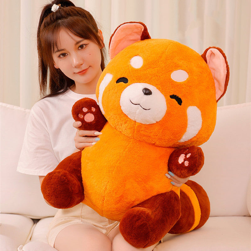 60CM Raccoon Red Bear Pillow Animals Dolls Soft Toy Birthday Gift For Kids Baby Mascot Xmas Gifts