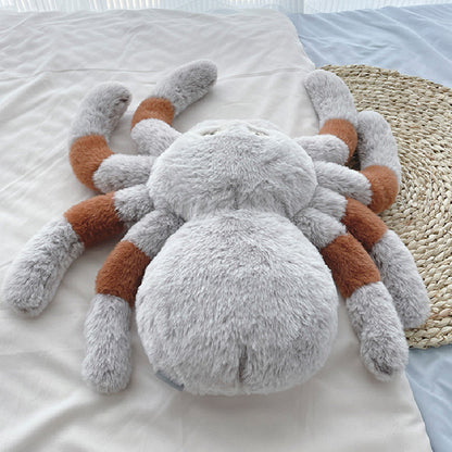 50CM Gradient Colour Spider Pillow Toys Cartoon Soft Stuffed Animals Dolls Gift Halloween Horror Decor