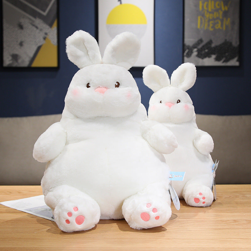 80CM Fat Rabbit Duck Cat Super Soft Plush Pillow Toys Cartoon Stuffed Animals Dolls Mascot Kids Birthday Xmas Gift Home Decor