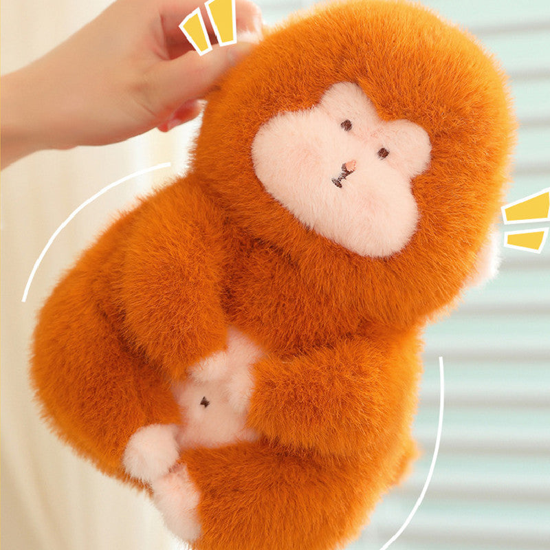 40CM Monkey Plush Toys Cuddly Soft Stuffed Wild Animals Monkey Dolls For Kids Halloween Gifts Home Decor