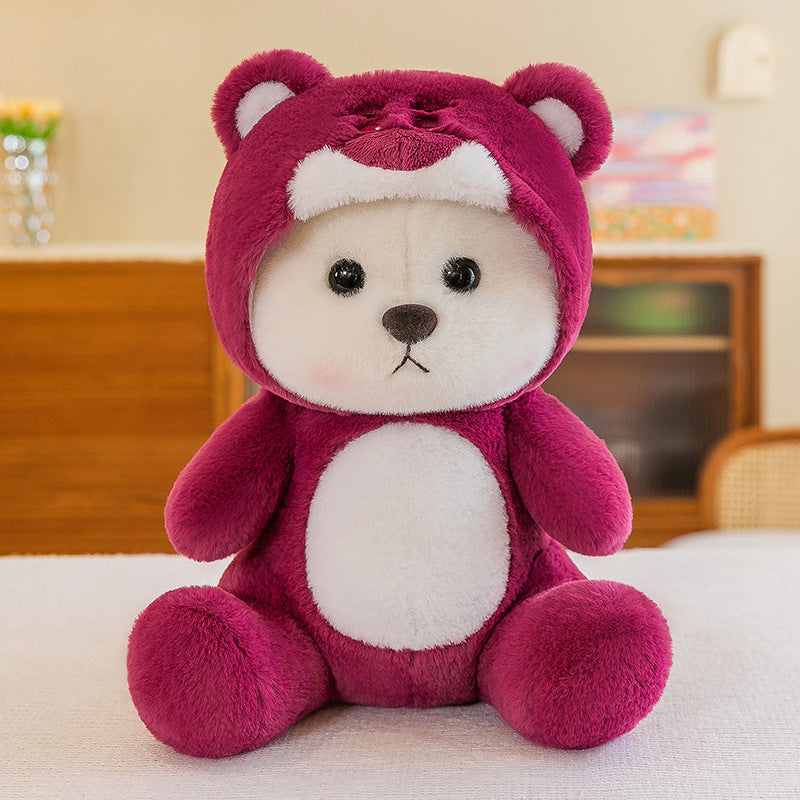 65CM Cartoon Cosplay Bear Plush Toys Soft Stuffed Animal Dolls Mascot Birthday Gifts Xmas Decor