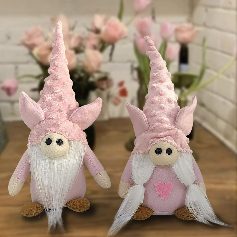 2PCS 32CM Halloween Pink The Gnome Figurine Dolls Toy Xmas Gifts Mascot Festival Home Decor