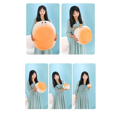 60CM Kawaii Bread Food Pillow Steamed Stuffed Bun Plush Toy Soft Stuffed Dolls Birthday Gift Mascot Xmas Gifts