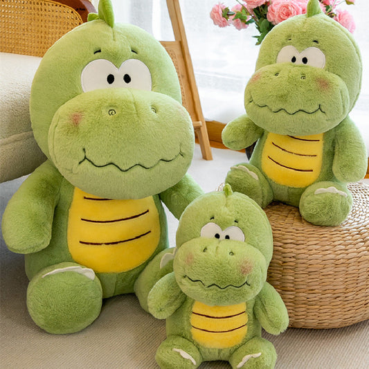 50CM Green Fat Dinosaur Soft Stuffed Animal Dolls Plush Toys Mascot Birthday Xmas Gifts For Kids Home Decor