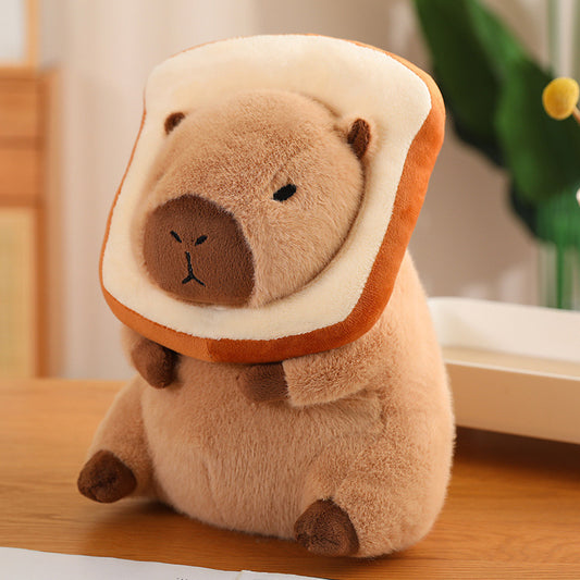 35CM Bread Flowers Avocado Capybara Stuffed Animal Plush Toy Dolls Gift For Kids Baby Mascot Xmas Gifts