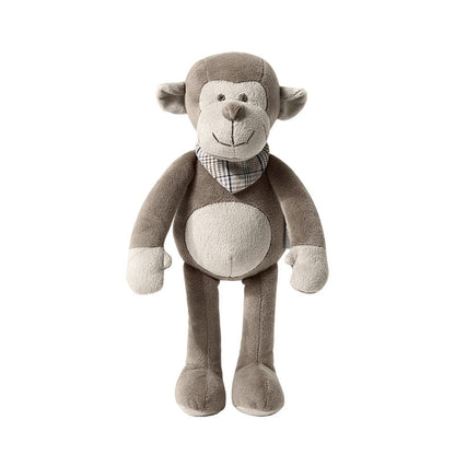 32CM Brown Scarf Monkey Plush Toys Stuffed Animal Dolls For Kids Children Birthday Xmas Valentine's Day Gift