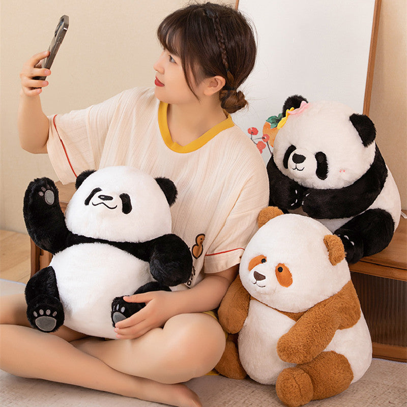 30CM Cute Panda Plush Toys Cartoon Soft Stuffed Animals Dolls Mascot Birthday Xmas Gift