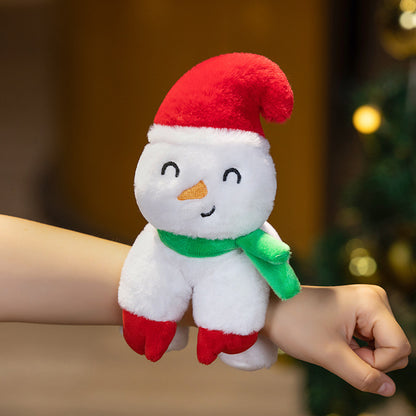 25CM Santa Claus/Snowman/Elk Plush Toy Dolls Stuffed Birthday Xmas Gifts For Kids Children Christmas Decor