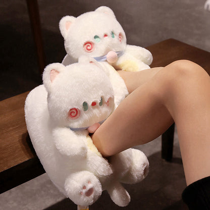 Cute Cat Slippers For Women Winter Warm Cozy Animal Fluffy House Slippers Plush Shoes Birthday Xmas Gift