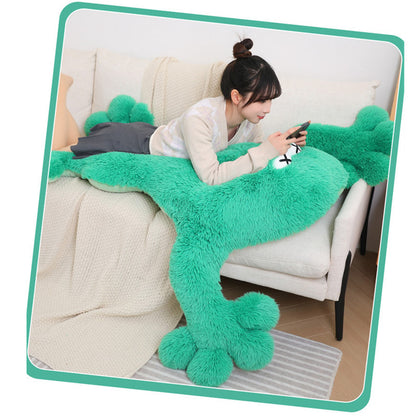 80CM Kiss Frog Pillow Soft Dolls Animals Plush Toy Birthday Xmas Gifts For Kids Mascot Home Decor