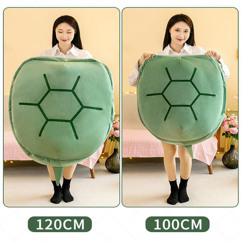 100CM Layered Turtle Shell Plush Toy Cartoon Soft Stuffed Dolls Plush Animals Tortoise Pillow Mascot Birthday Xmas Gift