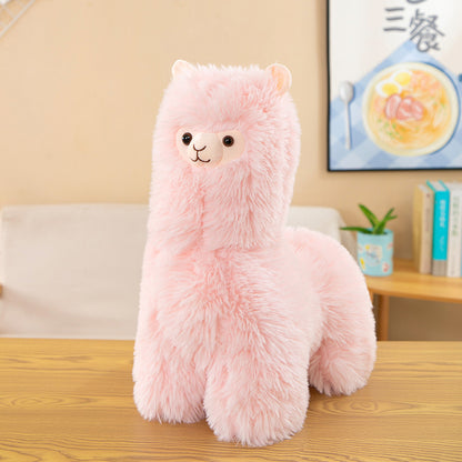 60CM Alpaca Pillow Plush Toy Soft Llama Stuffed Animal Sheep Dolls Birthday Gift For Kids Baby Mascot Halloween Xmas Gifts