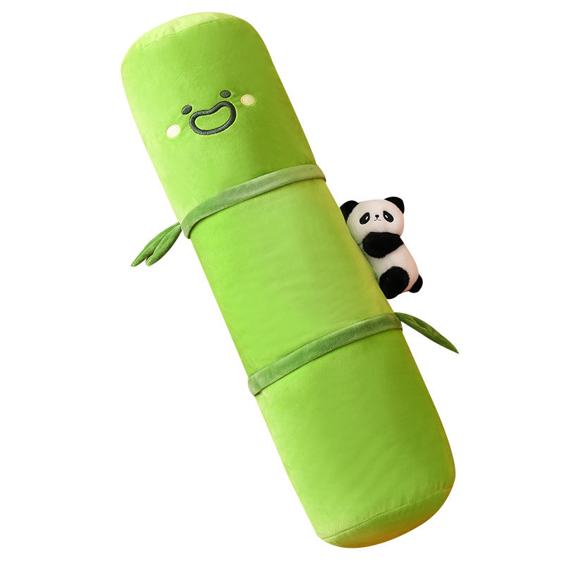 105CM Panda Bamboo Long Body Dolls Soft Stuffed Animals U-Shaped Pillow Travel Cushion Neck Pillow Birthday Xmas Gift