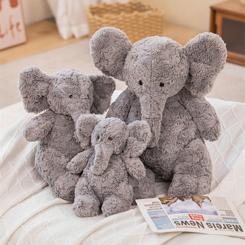 50CM Cute Gray Elephant Dolls Stuffed Animals Plush Toy For Babies Girls Boys Birthday Xmas Gifts