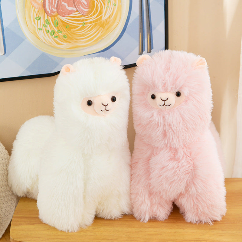 60CM Alpaca Pillow Plush Toy Soft Llama Stuffed Animal Sheep Dolls Birthday Gift For Kids Baby Mascot Halloween Xmas Gifts