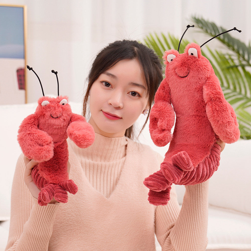 60CM Lobster Crab Soft Stuffed Animal Plush Dolls Toy Kawaii Pillow Plushies Room Decor Ocean Life Gift For Kids