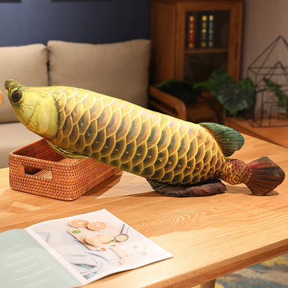 80CM Simulation Fish Soft Pillow Ocean Animals Dolls Cat Plush Stuffed Toy Mascot Birthday Xmas Gift Home Decor