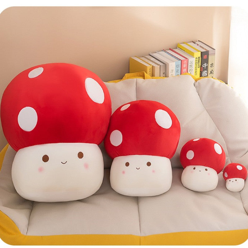 60CM Cute Mushroom Plush Kawaii Stuffed Plants Doll Plush Toy Soft Pillow Birthday Gift For Kids Baby Mascot Halloween Xmas Gifts