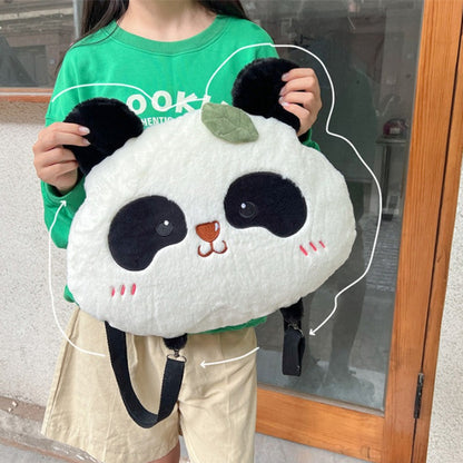 40CM Cute Panda Plush Shoulder Bags Crossbody Bag Backpack School Bags Rucksack Cartoon Soft Stuffed Gift