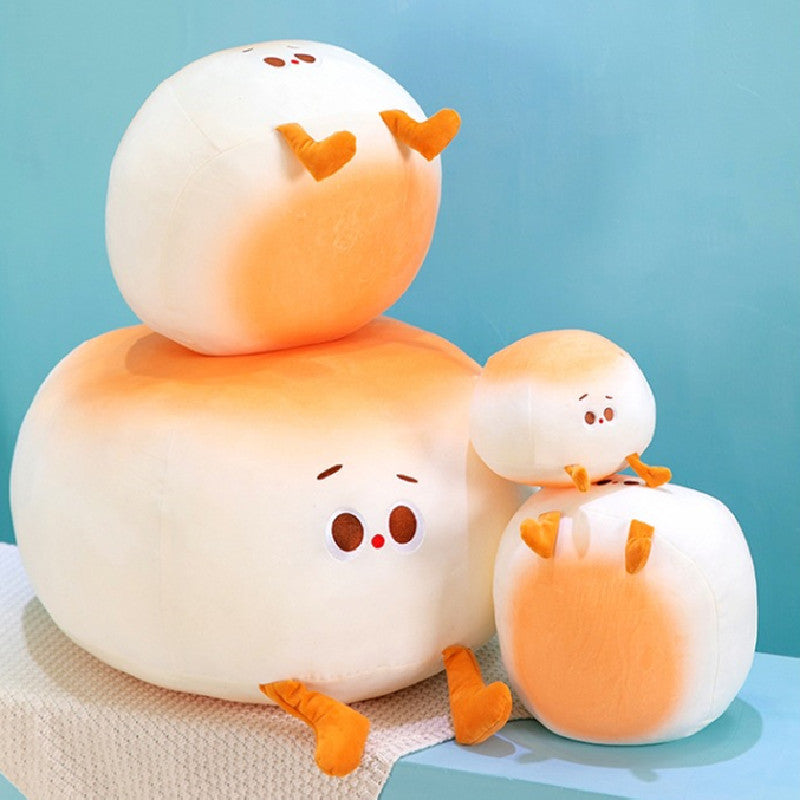 60CM Kawaii Bread Food Pillow Steamed Stuffed Bun Plush Toy Soft Stuffed Dolls Birthday Gift Mascot Xmas Gifts