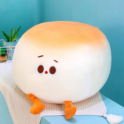 60CM Kawaii Bread Food Pillow Steamed Stuffed Bun Plush Toy Soft Stuffed Dolls Birthday Gift Mascot Xmas Gifts