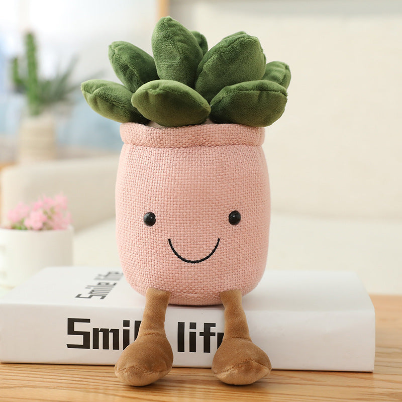 25CM Succulent Cactus Soft Flower Plants Dolls Toy Birthday Gift For Kids Baby Mascot Christmas Gifts Home Decor