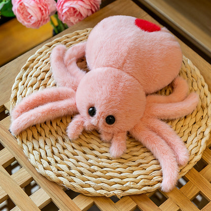 Pink Halloween Decor Spider Cosplay Plush Toys Cartoon Soft Stuffed Animals Dolls Mascot Birthday Xmas Gift-Original