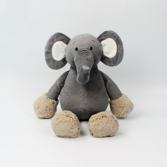 38CM Cuddly Elephant Plush Toys Soft Stuffed Animals Dolls For Baby Kids Mascot Birthday Xmas Valentine's Day Gift