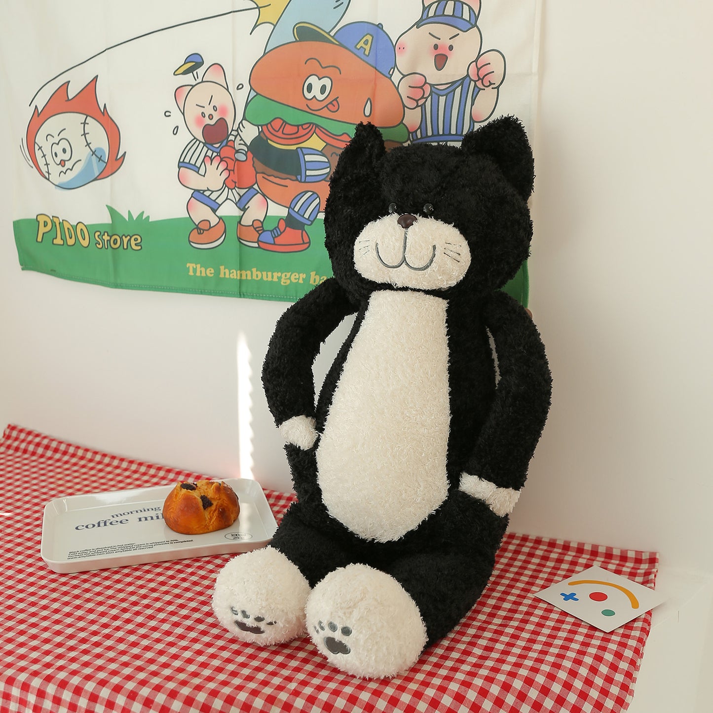 50CM Cat Pillow Plush Toys Cartoon Soft Stuffed Animal Dolls Mascot Birthday Xmas Gift Home Decor