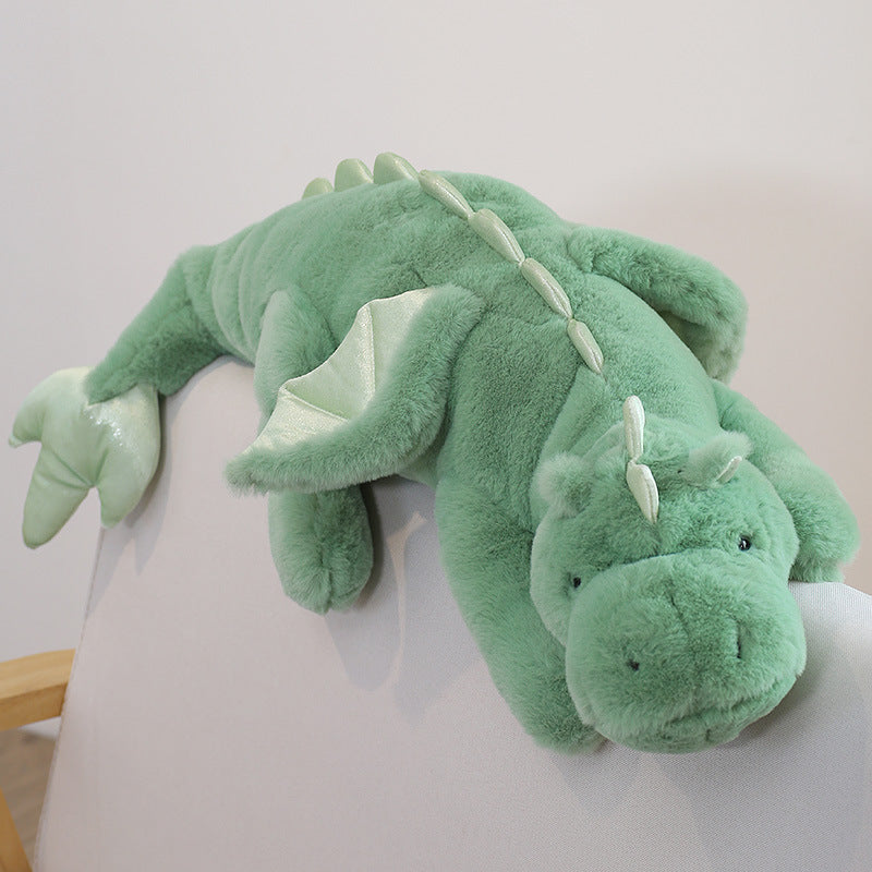 70CM Cute Lying Dinosaur Soft Stuffed Animal Dolls Plush Toys Mascot Birthday Xmas Gifts For Kids Home Decor