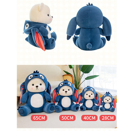 65CM Cartoon Cosplay Bear Plush Toys Soft Stuffed Animal Dolls Mascot Birthday Gifts Xmas Decor