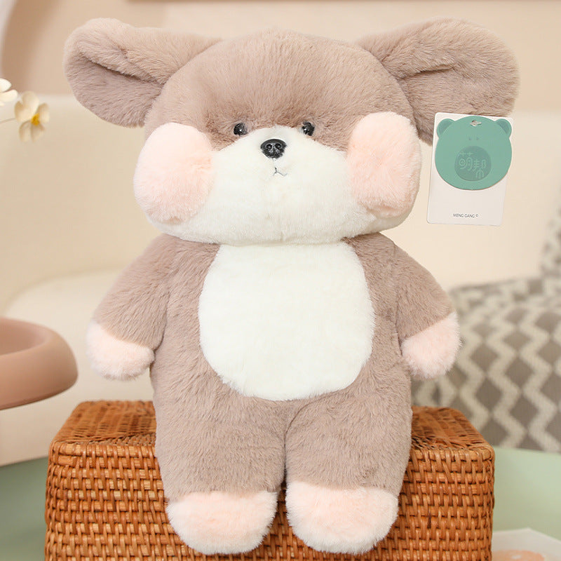 50CM Kawaii Pet Cat Dog Rabbit Bear Frog Soft Stuffed Dolls Animals Plush Toys Birthday For Kids Xmas Gift Home Decor