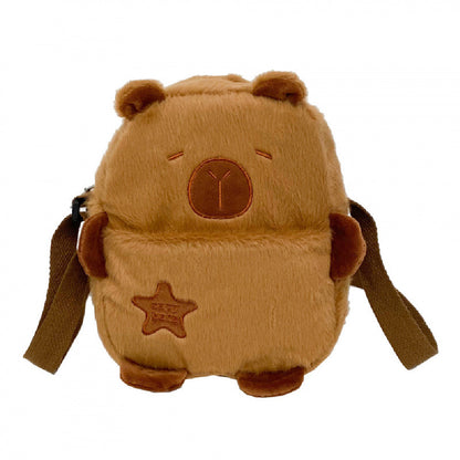 21CM&nbsp;Capybara Shoulder Bags Crossbody Bag Backpack School Bags Stuffed Animal Plush Gift