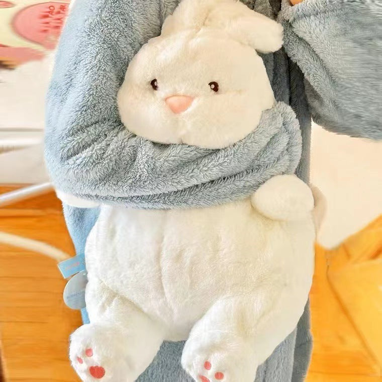 80CM Fat Rabbit Duck Cat Super Soft Plush Pillow Toys Cartoon Stuffed Animals Dolls Mascot Kids Birthday Xmas Gift Home Decor