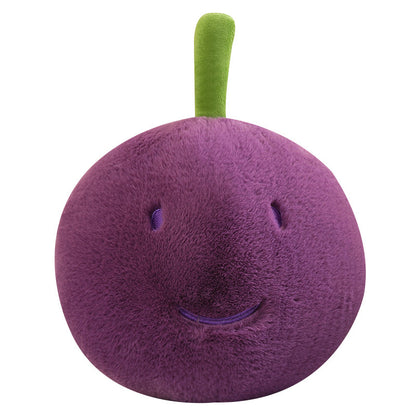 60CM Purple Grapes Fruit Pillow Plush Toys Cartoon Soft Stuffed Dolls Mascot Birthday Xmas Gift Kitchen Decor