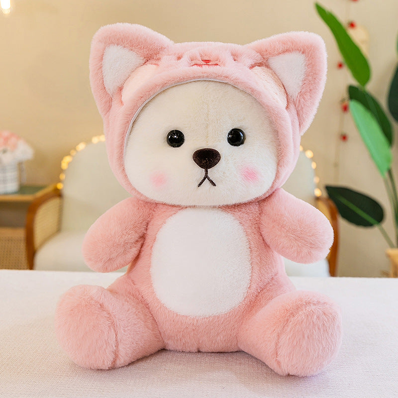 65CM Cartoon Cosplay Bear Plush Toys Soft Stuffed Animal Dolls Mascot Birthday Gifts Xmas Decor