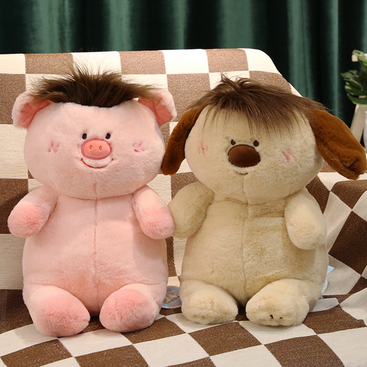 40CM Funny Dog Pig Bear Duck Soft Stuffed Animal Dolls For Kids Baby Mascot Birthday Xmas Gifts Home Decor