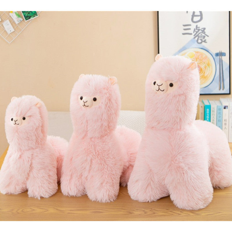 60CM Alpaca Pillow Plush Toy Soft Llama Stuffed Animal Sheep Dolls Birthday Gift For Kids Baby Mascot Halloween Xmas Gifts