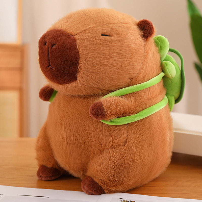 33CM Capybara Stuffed Animal Plush Toy Dolls Gift For Kids Baby Mascot Xmas Gifts