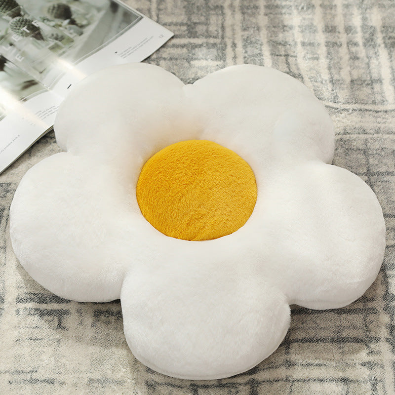 35CM Colorful Flower Cushions Pillows Toy Cartoon Soft Stuffed Dolls Mascot Birthday Xmas Gift