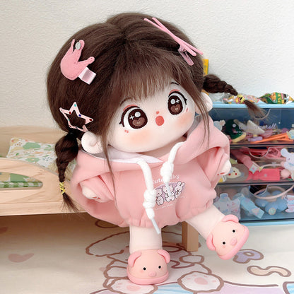 20M Cute Hoodie Dress Up Cotton Doll Girl Plush Dolls Kawaii Plush Toys Soft Stuffed With Skeleton Kids Gift