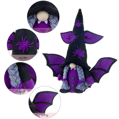 30CM Halloween Vampires Bat The Gnome Figurine Dolls Toy Xmas Gifts Mascot Festival Home Decor