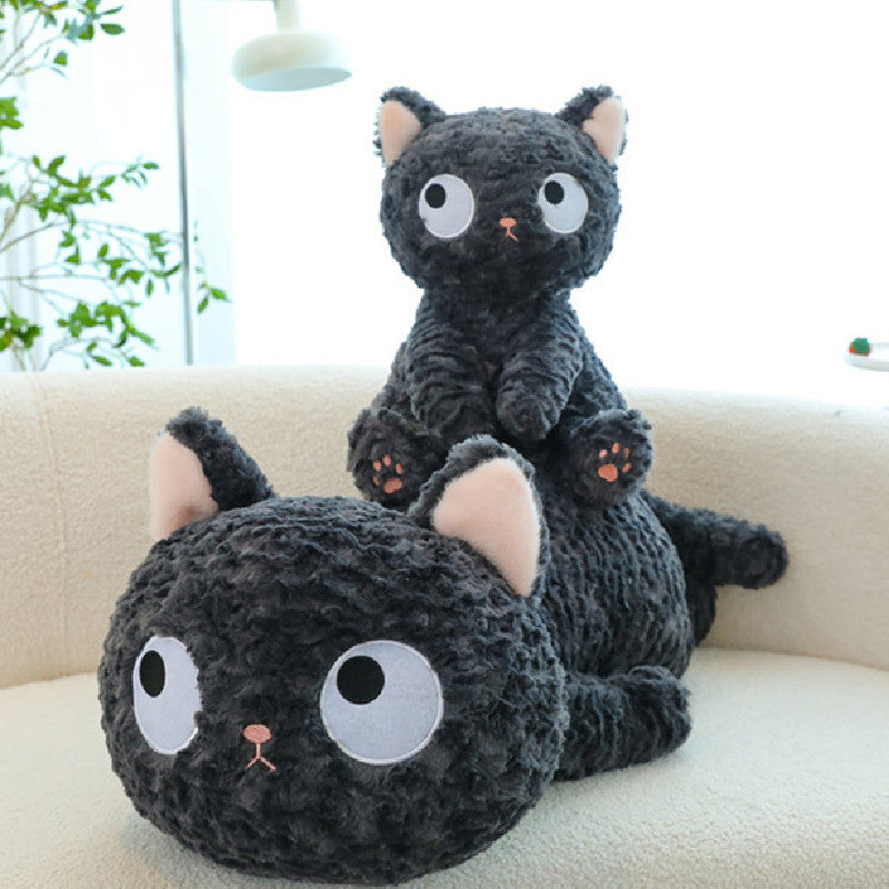 50CM Black Cat Pet Plush Toys Cartoon Soft Stuffed Animal Dolls Mascot Birthday Xmas Gift Home Decor